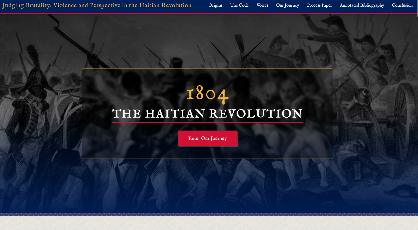 National History Day Website Screenshot